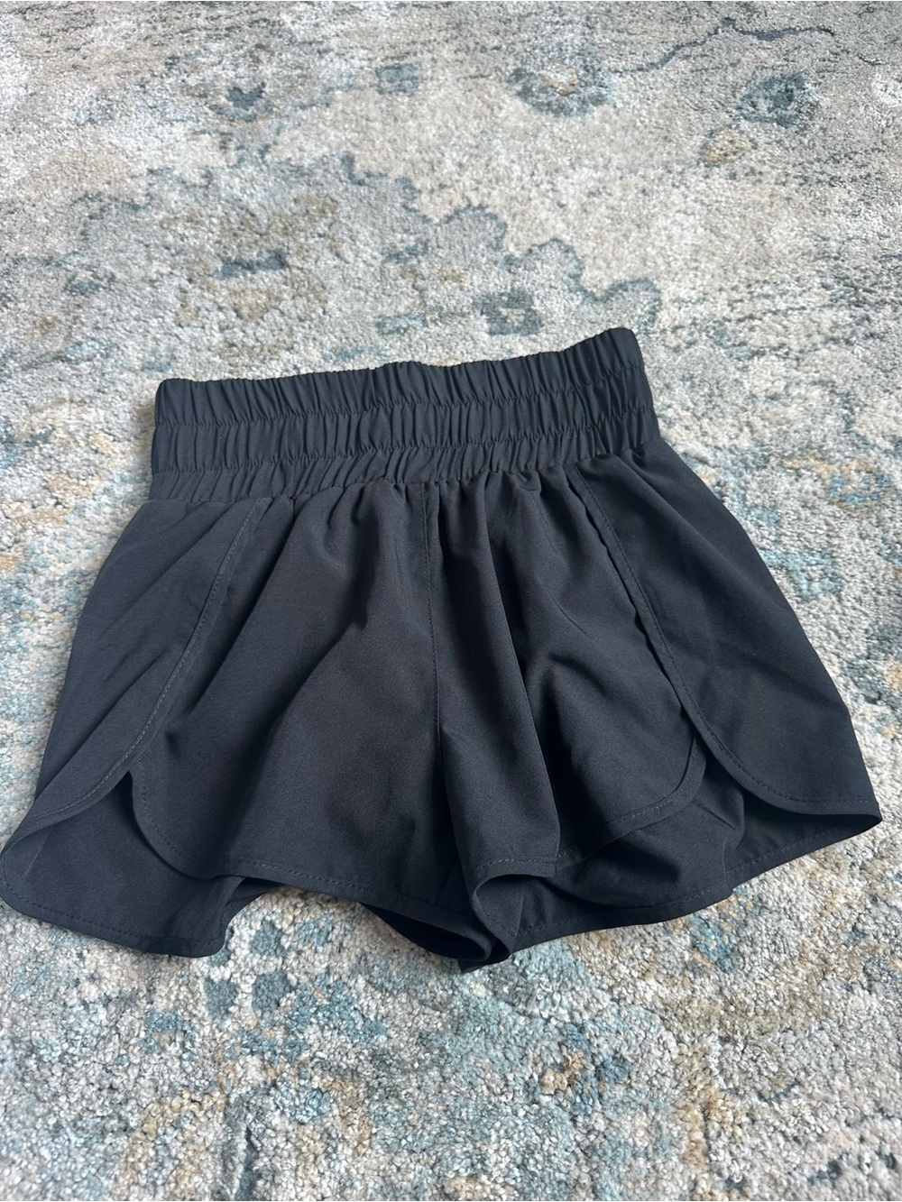 Pink Lily Black Athletic Shorts
